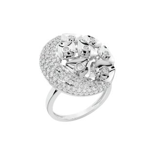 Ovary Design Diamond Ring